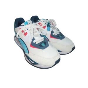 Puma  Men's sz 10 Porsche Targa Legacy Mirage Sport Shoes White Blue 306942-02